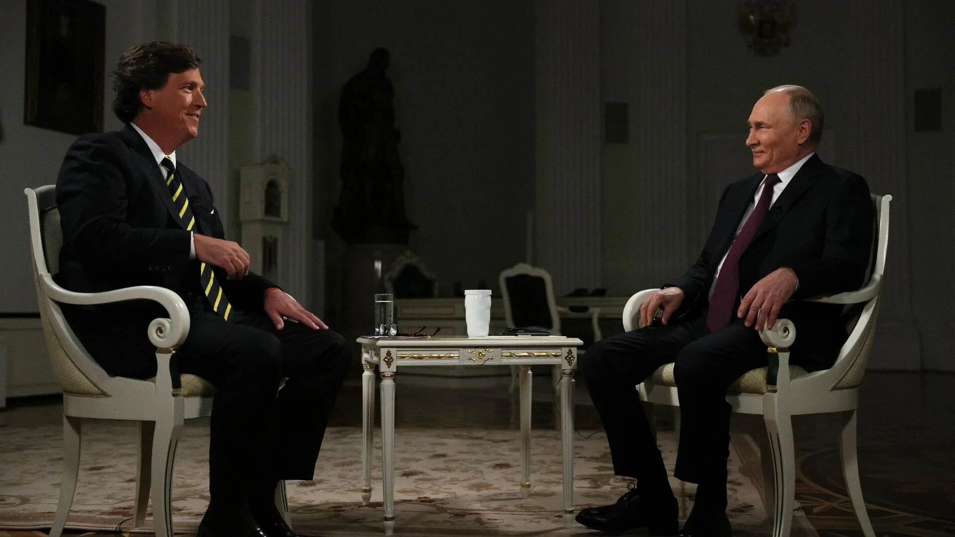 Интервью Карлсона с Путиным сегодня 9 февраля 2024, последние новости