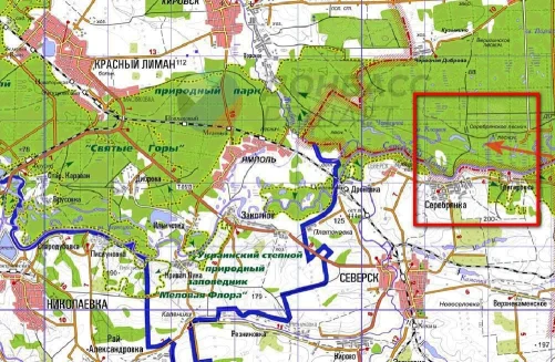 Краснолиманское направление - Карта боевых действий на 24.08.2025